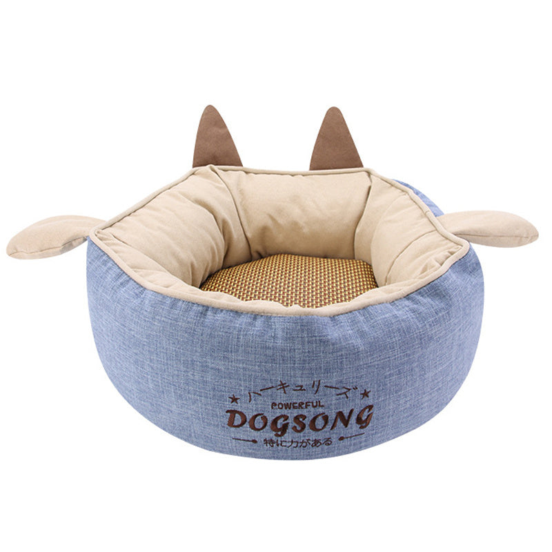 Removable and Washable Cat Nest Dog Bed Pet Cave Teddy Bichon Dog Cushion Lamb Wool Soft Comfortable and Durable