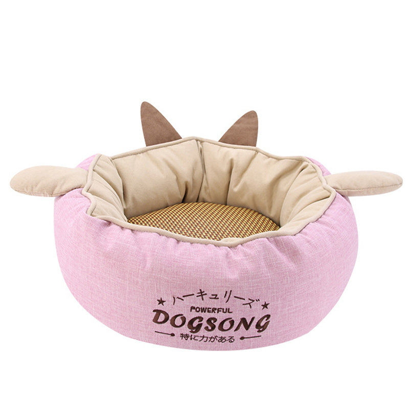 Removable and Washable Cat Nest Dog Bed Pet Cave Teddy Bichon Dog Cushion Lamb Wool Soft Comfortable and Durable